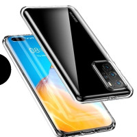 Ultra Dünne 360° Front + Back TPU Hülle für Huawei P40 Pro Transparent