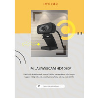 IMILAB 1080P Webcam mit Autofokus und Mikrofon für VideoanrufeIMILAB 1080P Webcam mit Autofokus und Mikrofon für Videoanrufe
