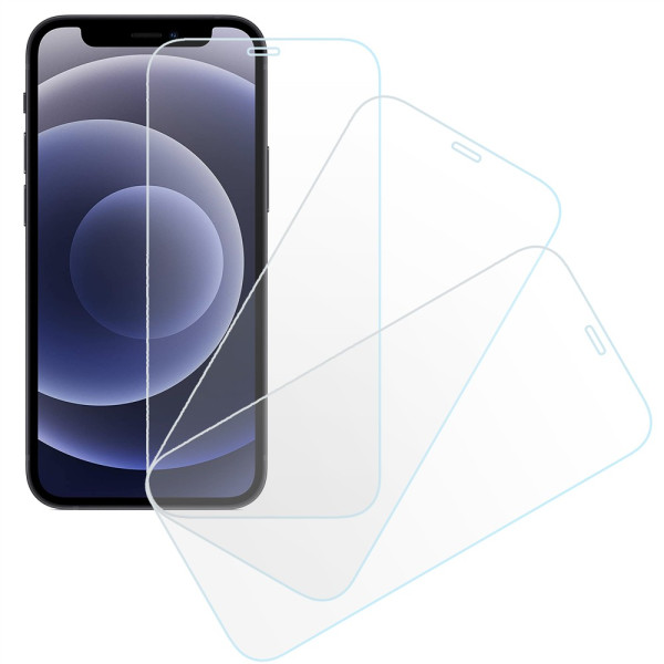 3x Echt Glas Schutzfolie für iPhone 12 Mini