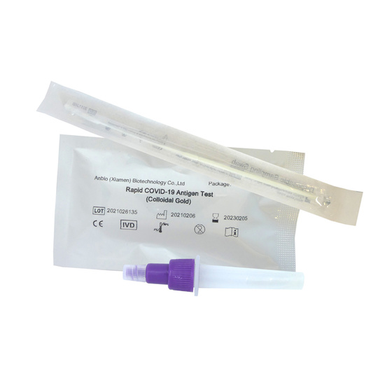 Anbio Biotech Covid-19 Schnelltest Antigen Rapid Test (Kolloidales Gold) in 20ER Box