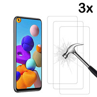 3x Schutzglas für Samsung Galaxy A21s