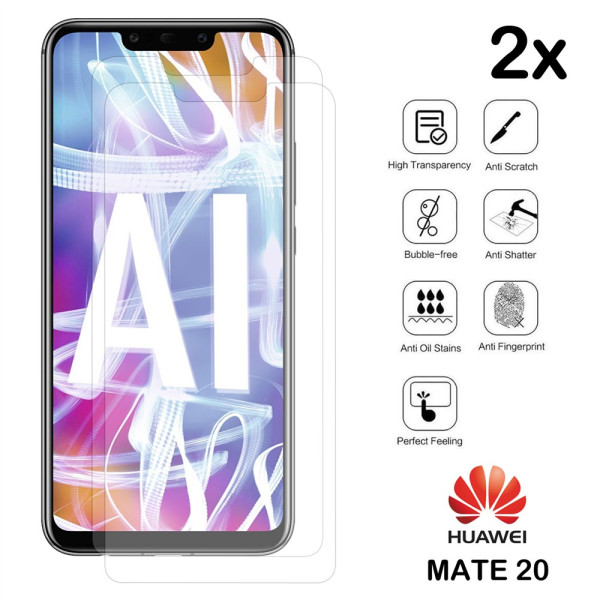 Schutzglas  fr Huawei Mate 20 2x