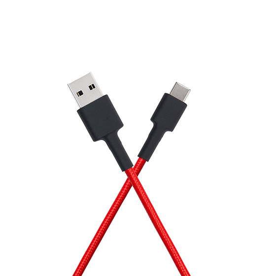 Original Xiaomi USB Typ C Braided Kabel 1m Rot