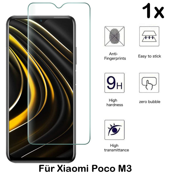 Schutzglas fr Xiaomi Poco M3
