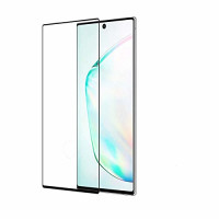 Ultra Dünne TPU Silikon Hülle in Matt Schwarz für Samsung Galaxy Note 20 Ultra  mit 5D Schutzglas
