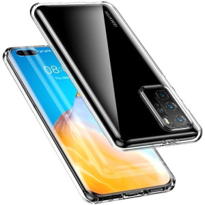 Ultra Dünne Front + Back TPU Hülle für Huawei P40 Lite Transparent Klar