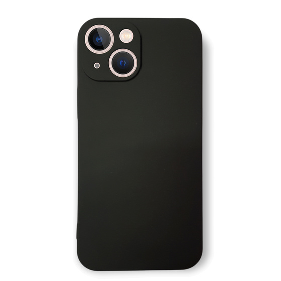 Schwarze Schutzhlle aus Silikon fr  iPhone 13 Mini (5.4)