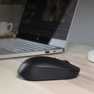 Xiaomi Mi Dual Mode Wireless Mouse Silent 2.4G Bluetooth Kabellose Maus Laptop- Black