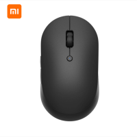 Xiaomi Mi Dual Mode Wireless Mouse Silent 2.4G Bluetooth Kabellose Maus Laptop- Black