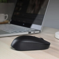 Xiaomi Mi Dual Mode Wireless Mouse Silent 2.4G Bluetooth Kabellose Maus Laptop- Black