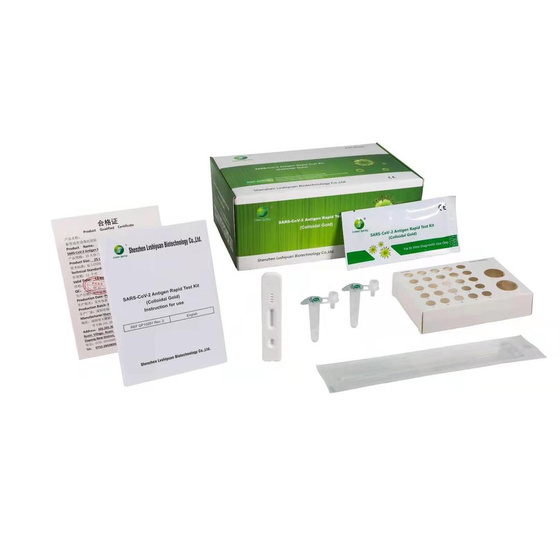 Green Spring Sars-CoV-2 Antigen Test Kit (Colladial Gold) 25er Packung