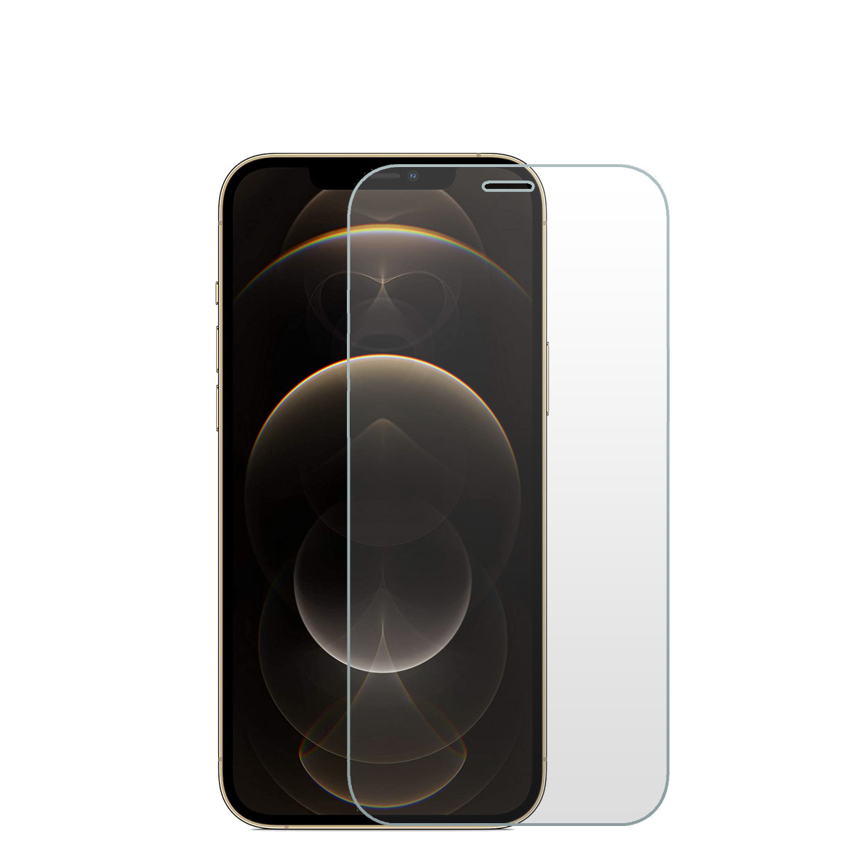 Echt Glas Schutzfolie für iPhone 12 /12 Pro