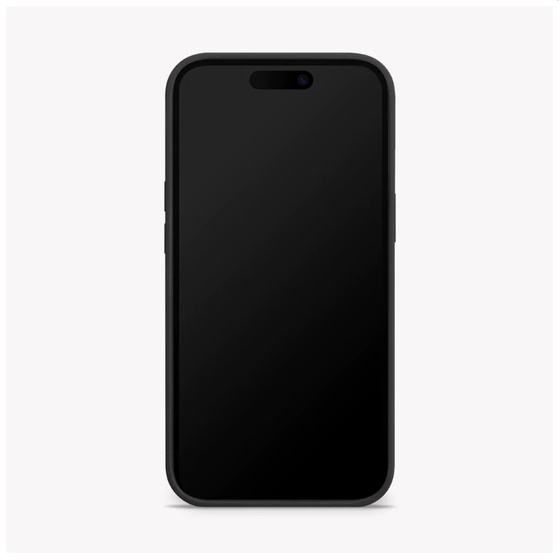 Schwarze Schutzhlle aus Silikon fr  iPhone 14 Plus