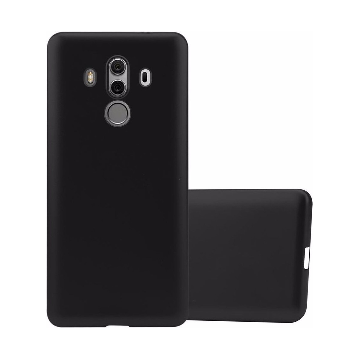 Ultra Dünne TPU Silikon Hülle in Matt Schwarz f&uu