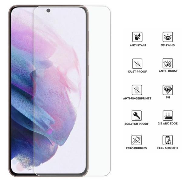 Echt Glas Displayschutz Folie fr Samsung Galaxy S22 / S23 Plus