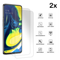 2xEcht Glas Displayschutz Folie für Samsung Galaxy S22 / S23