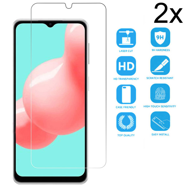 2x Schutzglas für Samsung Galaxy A14 5G