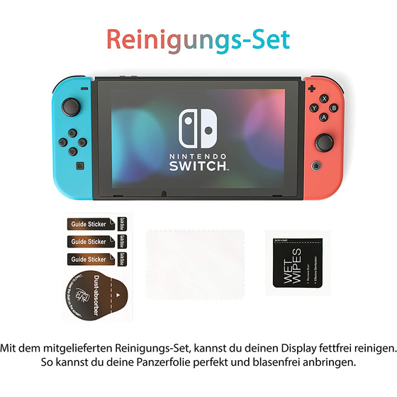 Schutzglas fr Nintendo Switch , Lite und OLED Panzerfolie 9H NEU