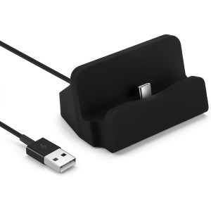 Dockingstation für Type C Anschlüsse in Schwarz