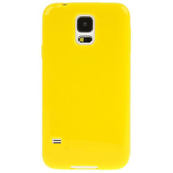 Schutzhülle aus Silikon für Samsung Galaxy S5 in Gelb