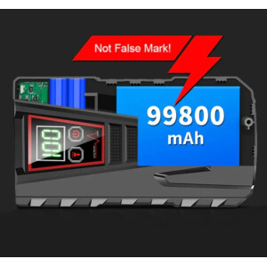 99800mAh Auto KFZ Starthilfe Jump Starter 5000A Ladegerät Booster Powerbank