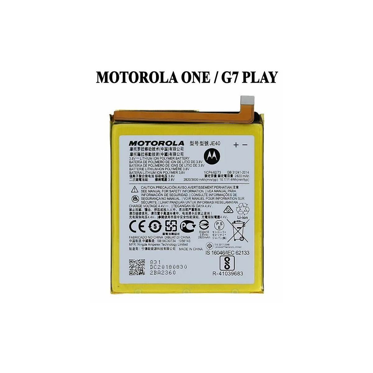 Original Akku für Motorola Z3, G7 Play, One, G7 (JE40)