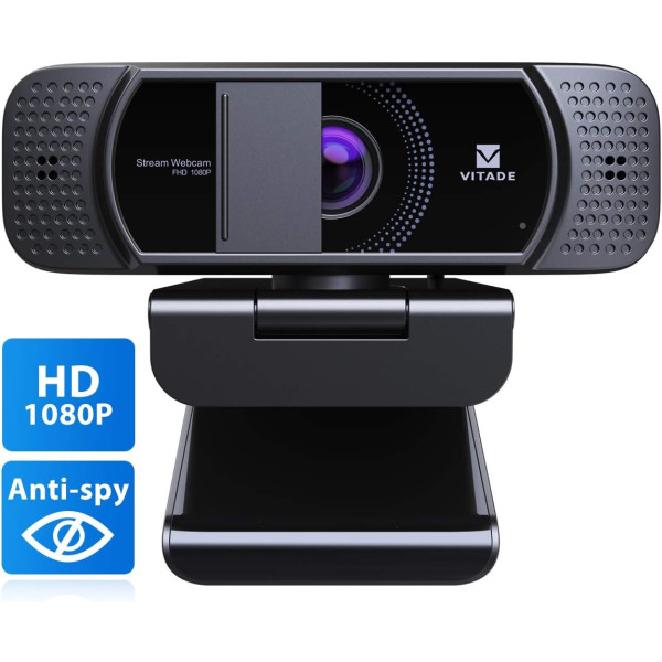 VITADE 672 HD USB Desktop Laptop Webcam 1080P mit Mikrofon und Abdeckung