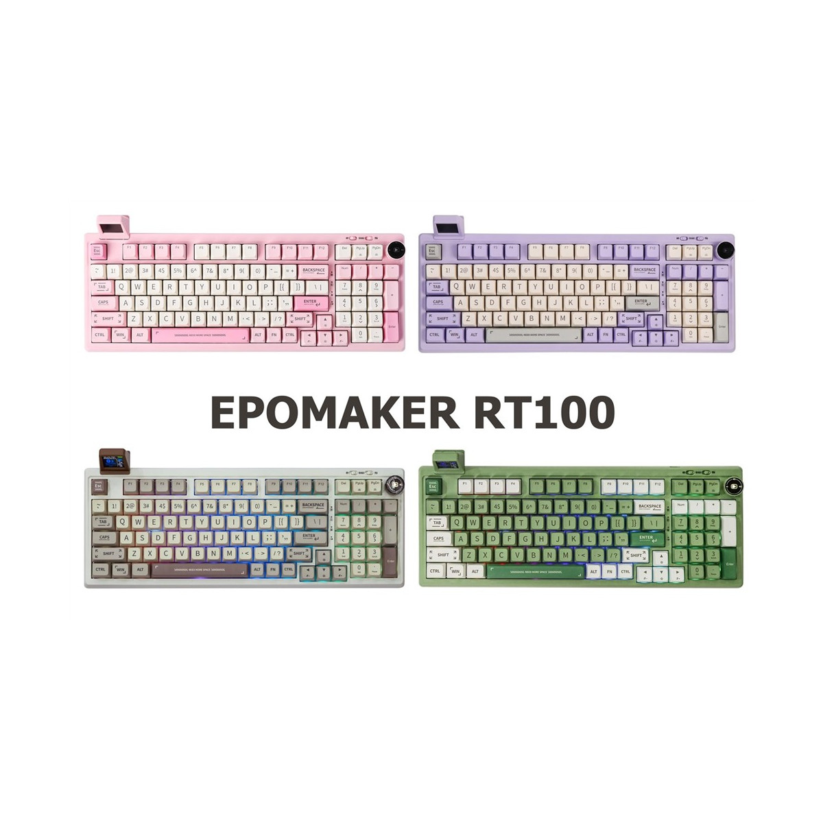 EPOMAKER RT100 Mechanische Gaming-Tastatur