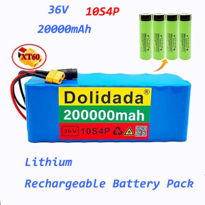 Lithium Batterie 36V 200Ah für E-Bike & Elektroroller, inkl. Ladegerät, BMS XT60