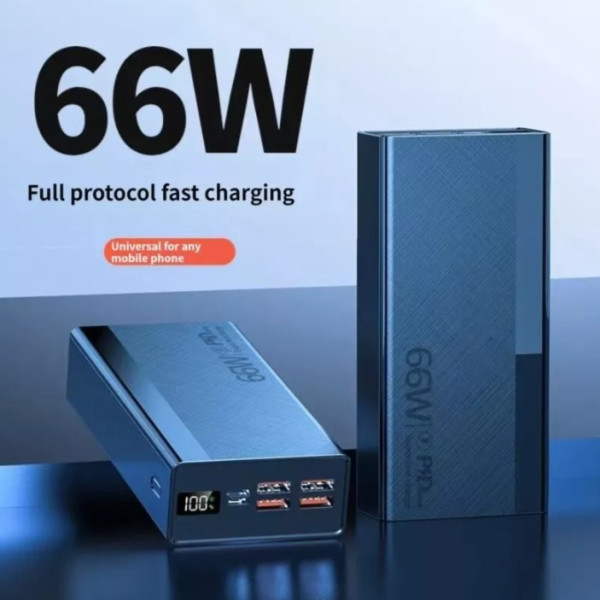 66W Powerbank, 200.000mAh mit Digitalanzeige