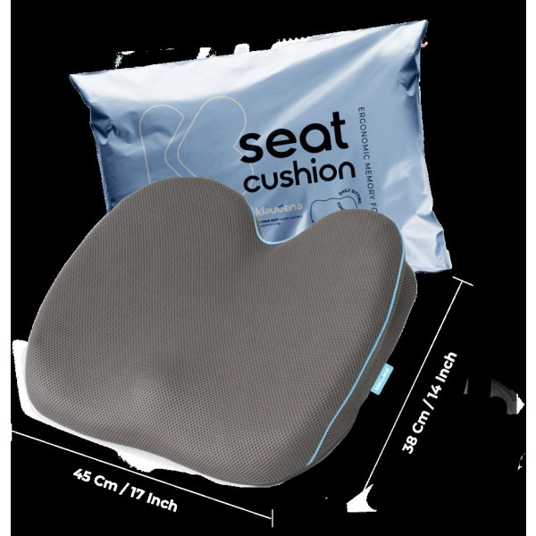 Klaudena Memory Schaumstoff Sitzkissen- EXTRA Seat Cushion