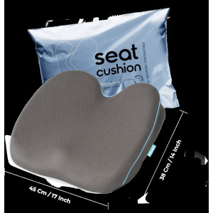 Klaudena Memory Schaumstoff Sitzkissen- EXTRA Seat Cushion