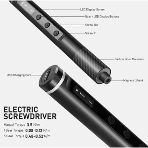 71-in-1 Elektroschrauber-Set mit LED & S2-Stahl – Reparaturwerkzeug