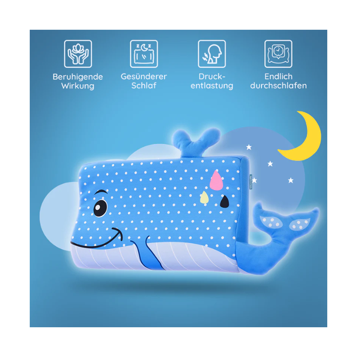 Calmlye Kinderkissen – Ergonomisch, Hautfreundlich,...