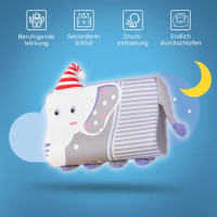Calmlye Kinderkissen – Ergonomisch, Hautfreundlich, Design Elefant