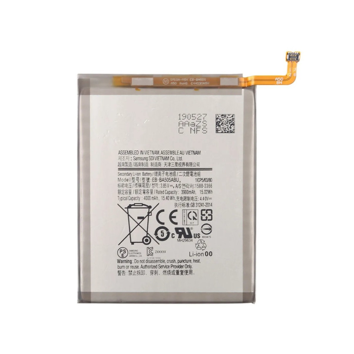 Ersatzakku 4000mAh für Samsung Galaxy A50 / A30s...