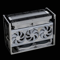 NCASE M2 Grater Gehäuse Kit Silber, Mini-ITX, Micro-ATX, SFF, CNC-Aluminium