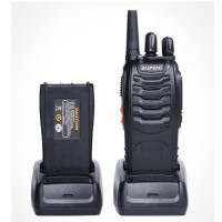 Baofeng BF-888S Walkie Talkie Set, 2 Stück, UHF 5W, 400-470 MHz, für Jagd und Hotel