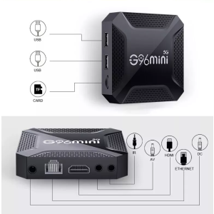 CHROX G96mini Android 13.0 TV Box, 4GB RAM 64GB ROM, 8K UHD, BT 4.2