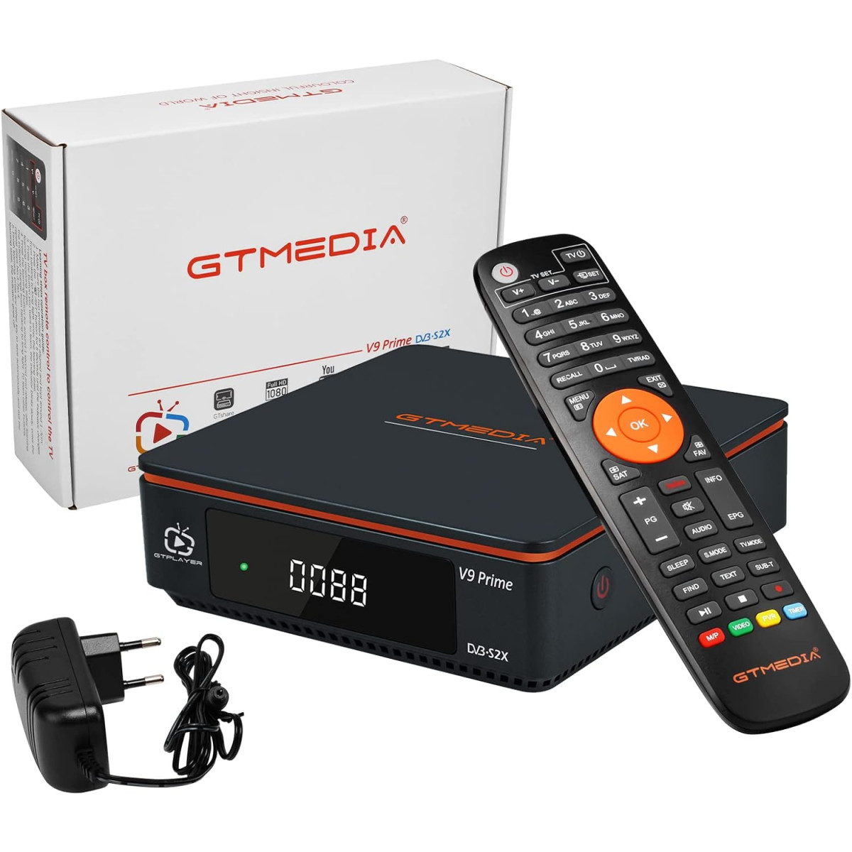 GT MEDIA V9 Prime DVB-S/S2/S2X Satellitenreceiver mit...