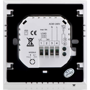 16A Touchscreen Heizungs-Thermostat 95-240V Wöchentlich Programmierbar LCD