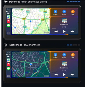 CarpodGo T3: 8,9" kabelloses CarPlay & Android Auto Display, 1920×720, Bluetooth