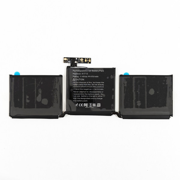 Akku für Apple MacBook Pro 13.3 2016 Retina A1713 11.40V 4781mAh 52.2Wh
