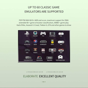 G11 Pro Game Box 4K HD TV Stick – Retro-Konsole mit 60.000 Spielen & 2 Controllern