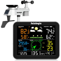 Sainlogic Wetterstation FT0835 Funk mit Regenmesser, Windmesser & WLAN-Anbindung