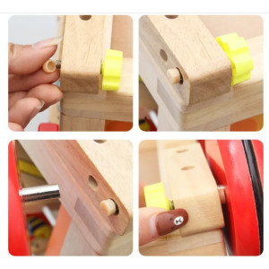 Montessori Holz Perlen-Labyrinth – Lernspielzeug für Kinder, Mathe- & Formerkennung