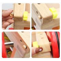 Montessori Holz Perlen-Labyrinth – Lernspielzeug für Kinder, Mathe- & Formerkennung