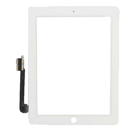 Display Glas mit Touchscreen mit für Apple iPad 3/4 White