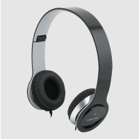 LogiLink® Stereo High Quality Headset, 3,5 mm, Schwarz, Integriertes Mikrofon