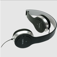 LogiLink® Stereo High Quality Headset, 3,5 mm, Schwarz, Integriertes Mikrofon